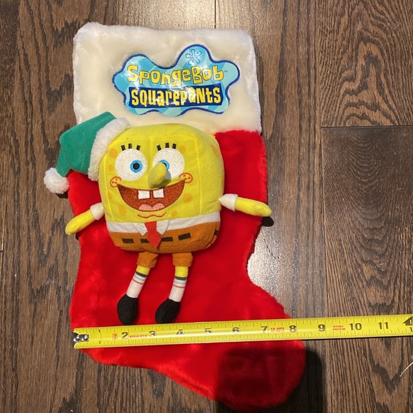 SpongeBob SquarePants Plush Christmas Stocking, 2005 - Picture 5 of 6